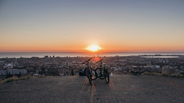 Makhachkala dawn - dawn, Makhachkala, Town