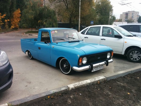 Soviet car. - Moskvich, Auto, Pickup, Lowrider, Tuning, Custom, Customization