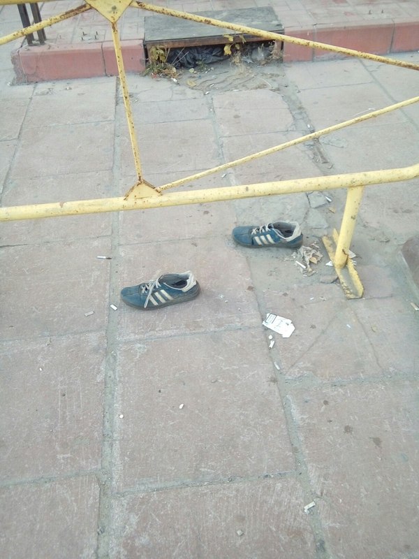 Sometimes there are so many questions and so few answers. - Shoes, My, Novosibirsk, Disappearing