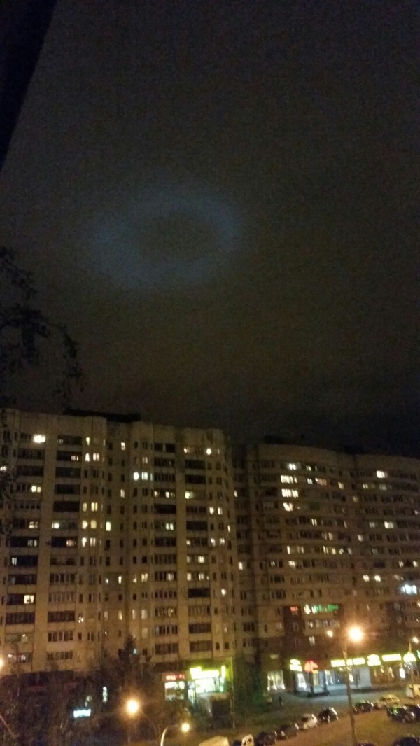 Прикольный свет от фонаря )