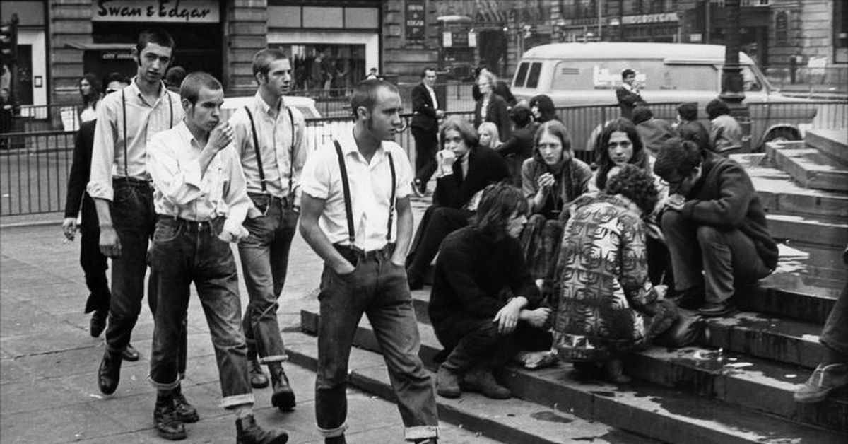 Криминальные молодежные субкультуры. Skinheads 1969. Лондон 1969. Субкультуры 90-х.