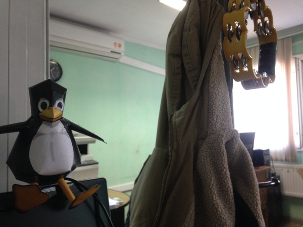 And in our sysadmin room... - My, Linux, Tux, Sysadmin