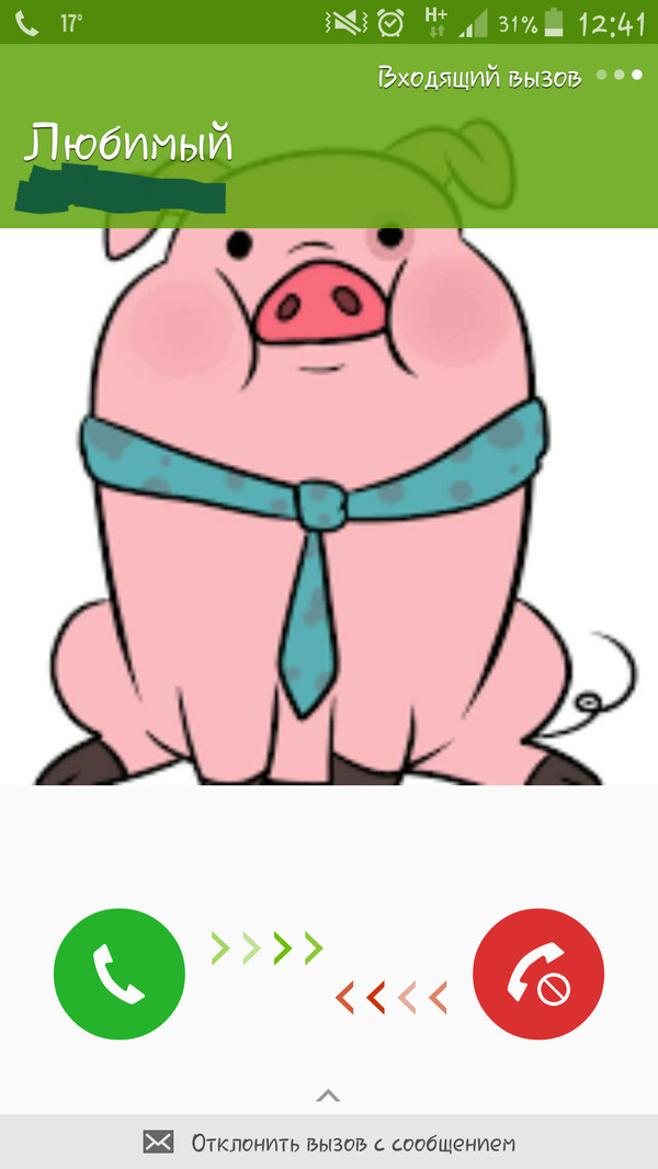 Because the pig is an awesome topic - The photo, Puffy - Gravity Falls, Pig, My, My, Joke