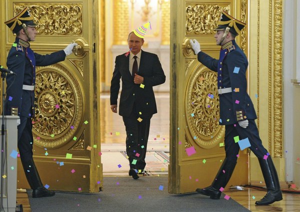 Vladimir Putin turns 64 today. - The president, Vladimir Putin, Kremlin, Holidays