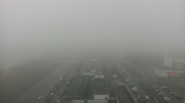 Silent hill or fog in Zelenograd - Silent Hill, My, Flute, Zelenograd, Fog