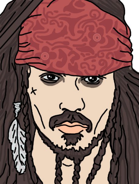 Opened up my old tablet. - My, Captain Jack Sparrow, Art