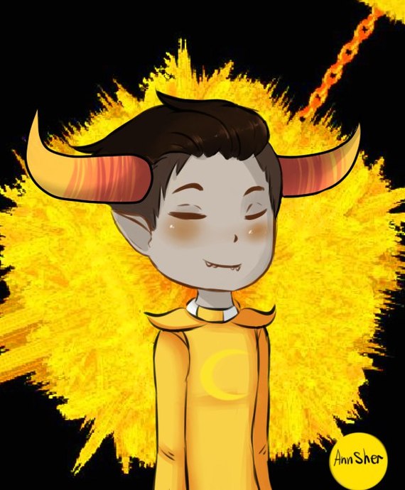 Finally my hands reached Tavros. It seems that by next year I will finish the rest of the trolls :D - My, Homestuck, Tavros, Fan art, Fandom, Longpost