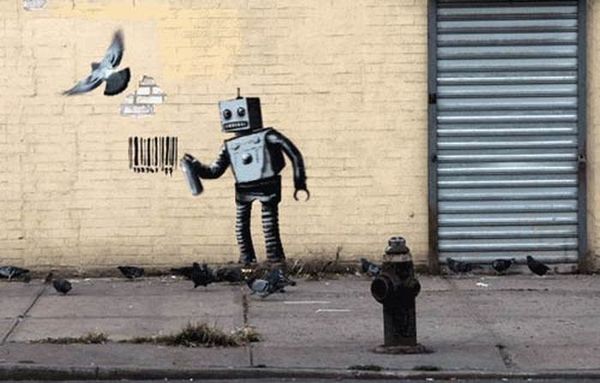 Бэнкси (Banksy) — английский андерграунд художник стрит-арта. Бэнкси, Banksy, Стрит-арт, Граффити, Длиннопост