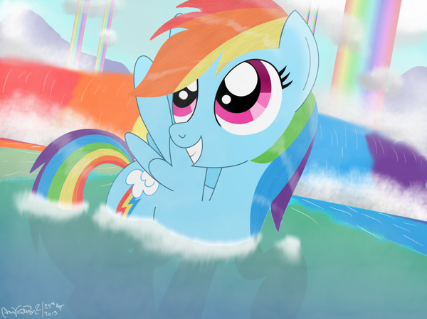 Winsome Gravity My Little Pony, Rainbow Dash, 