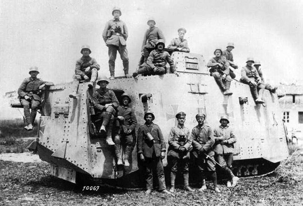     Sturmpanzerwagen A7V, 1917 ,  , , 