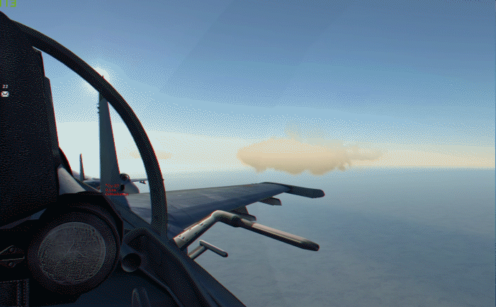 DCS World: Su-27 grace - My, Dcs, Su-27, GIF, Simulator