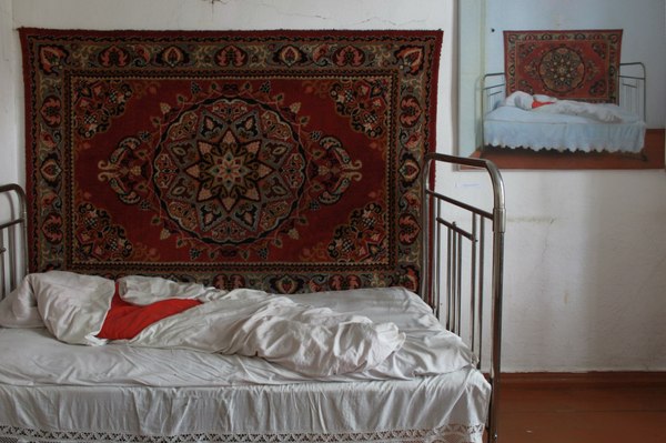 existential art - , Art, Carpet, Bed