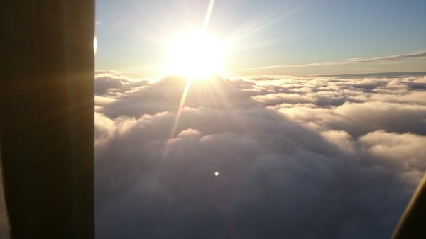 Only clouds and sun - My, Aviator's Notes, The sun, Sky, beauty, Work