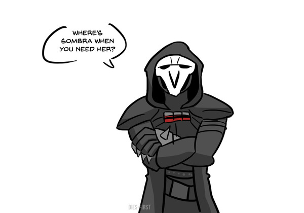   ,        Overwatch, Sombra, Reaper, 