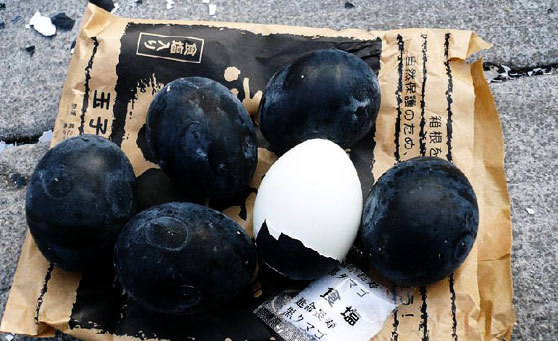 black eggs - Japan, Eggs, Longpost