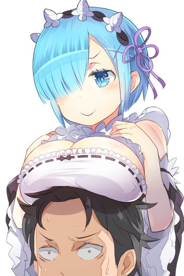 Re: zero Art - Anime, Art, Anime art, Re: Zero Kara, Rem, Subaru, Rem (Re: Zero Kara)