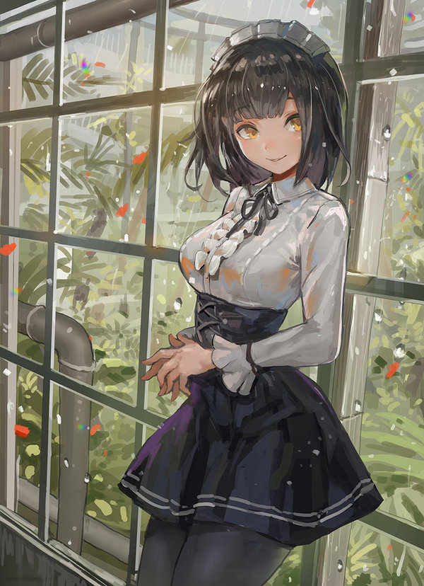 Maid , Anime Art, 