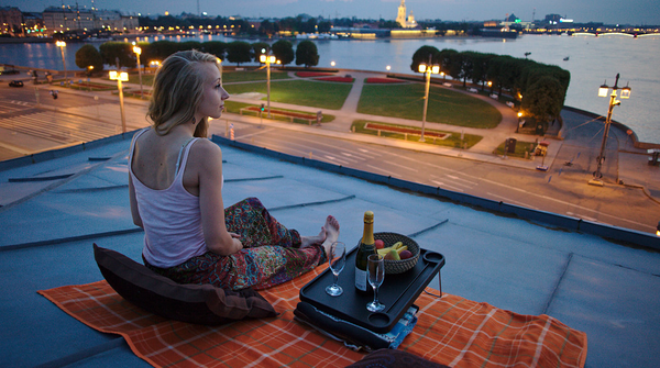 Самые спокойные места Петербурга...