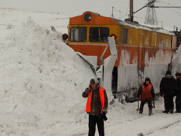 Winter has come - Railway, Snow thrower, Snowblower, Winter, Snow, Photo, Video, Longpost