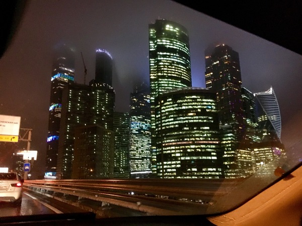 Impressive every time - My, Traffic jams, Moscow, Moscow City, Fog, beauty, Impressively