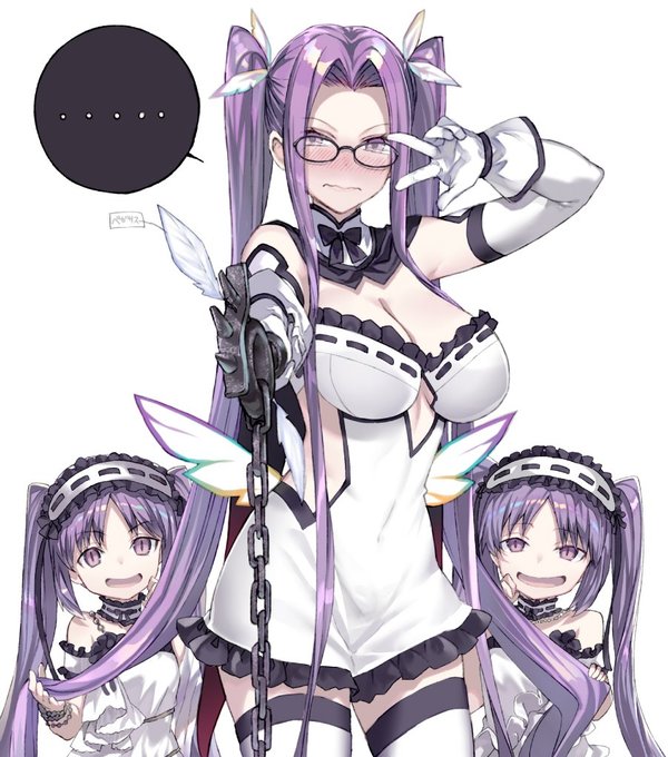 M-M-Medusa Beam! - Аниме, Anime Art, Fate, Fate Grand Order, Rider, Euryale, Stheno, Shirabi