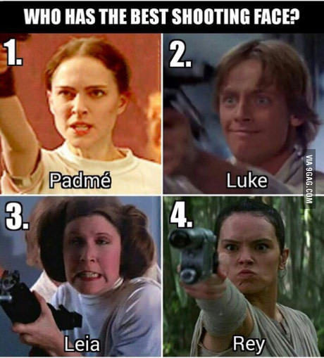 Small poll - Star Wars, , Princess Leia, Rey, 9GAG, Padme Amidala