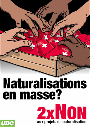 Scandalous posters of the Swiss People's Party (there are intolerant images) - Politics, Poster, Switzerland, Longpost