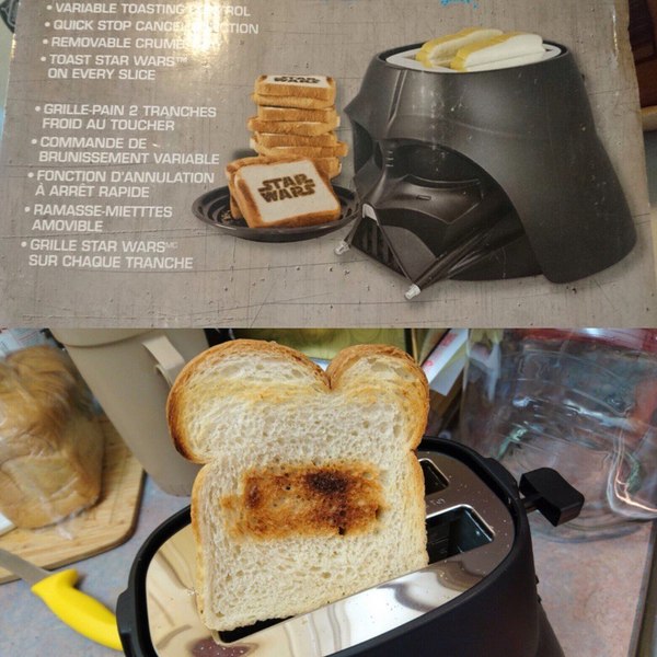 Expectation and reality - Reality, Expectation, Purchase, Bread