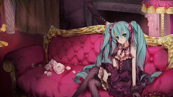 Gothic Lolita by Miku - Anime, Anime art, Vocaloid, Hatsune Miku