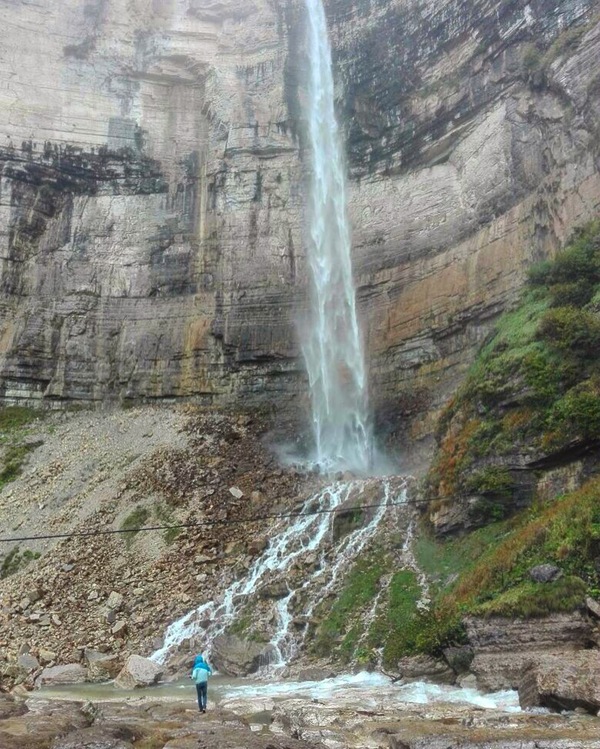 Feel like an ant - My, Georgia, Waterfall, Travels