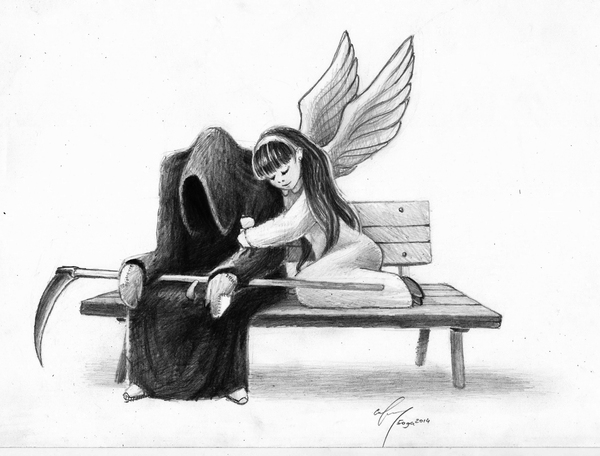 If God does not help you, then you help God - My, God, Help, Girls, Drawing, Pencil, Paper, Artist