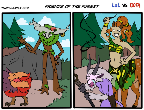 LoL vs Dota -  