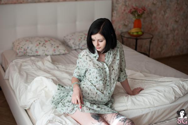 Mitziwolf - Sweet Morning - NSFW, , Suicide girls, Longpost