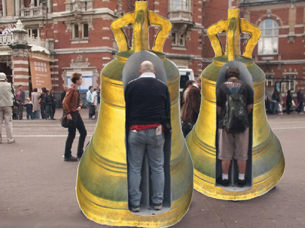 To the post about street toilets. - My, Photoshop master, Moscow, Religion, , Do not throw your slippers