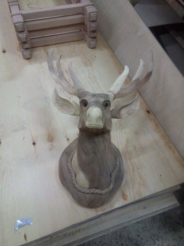 Workplace) such a deer - Tree, Work, CNC, Hobby, My, My