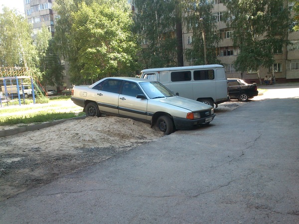 On the popular topic I park like a m * duck - My, Неправильная парковка, Dvr, Cheboksary