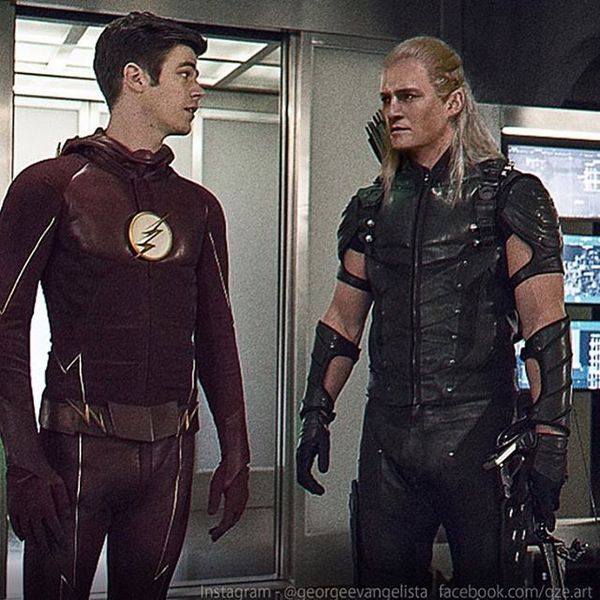 When Barry broke the timeline too much... - Photoshop, The flash, Green Arrow, Legolas, The CW, The Flash series, Humor, Dc comics