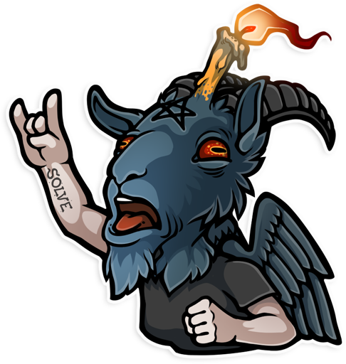 Myths and Legends Telegram sticker pack. - Моё, Nightgrowler, Telegram, Стикеры, Стикеры телеграм, Мифология, Бог, Длиннопост