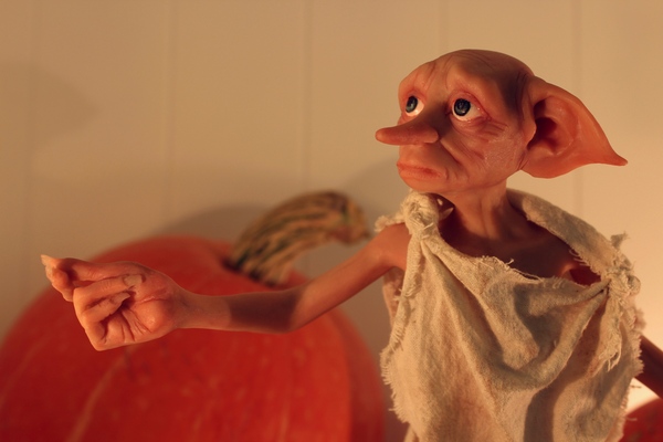 Dobby from polymer clay - NSFW, My, Dobby, Harry Potter, Handmade, Doll, , Polymer clay, Author's toy, Figurine, Longpost, Figurines