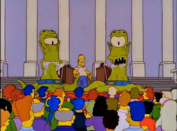 US elections - USA, Elections, The Simpsons