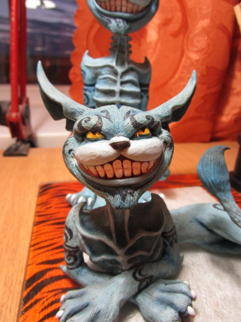 Cheshire family :) - My, Cheshire Cat, Alice: Madness Returns, Polymer clay, Nooboslowpokopanda, Longpost