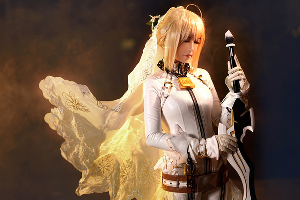 Saber Bride (Fate/Extra CCC) , Fate-extra, Saber, , 
