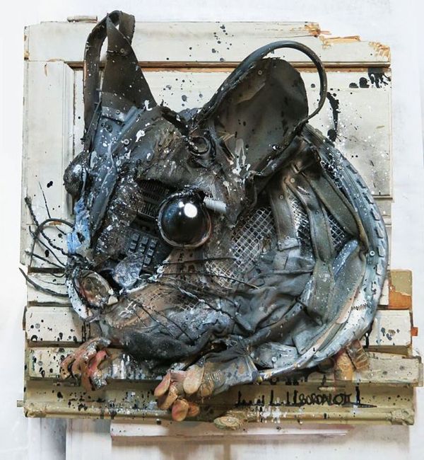 Sculptures of animals from garbage and rubbish. - Street art, Graphics, Animals, Garbage, Trash, Art, Longpost