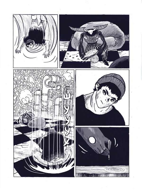 Comics Phobophobia, issue 1. Part 2 - Comics, Longpost, , Black and white, My