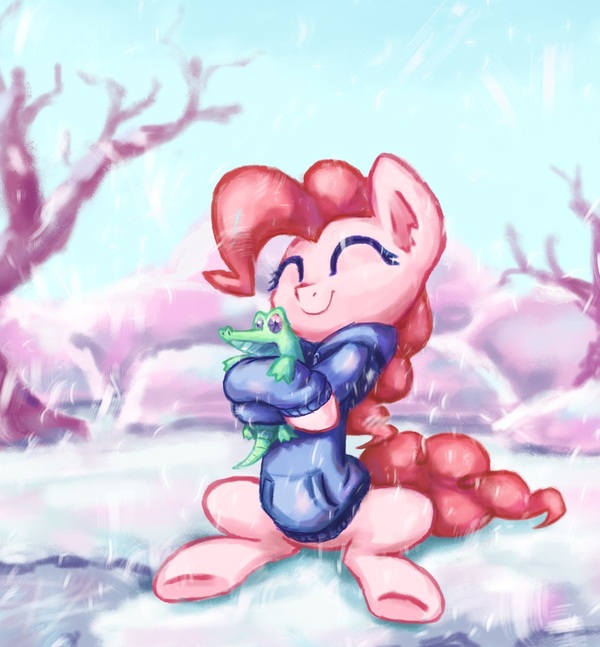 Soon we will face winter. My Little Pony, Pinkie Pie