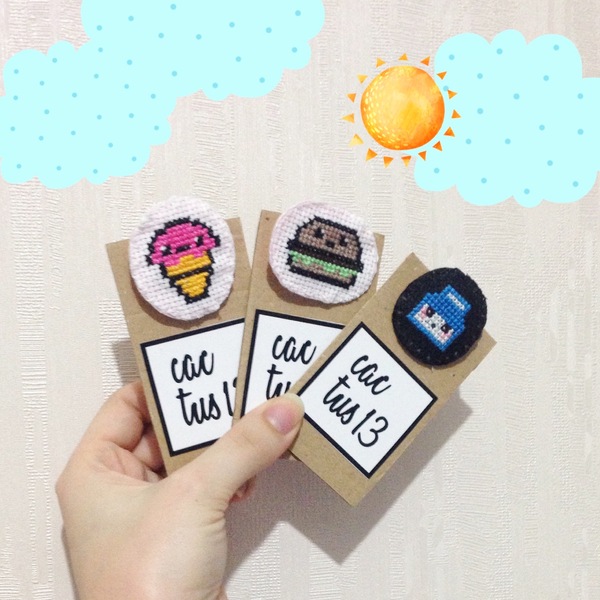 Theme of the week Snacks - My, Brooch, Art, With your own hands, , Longpost