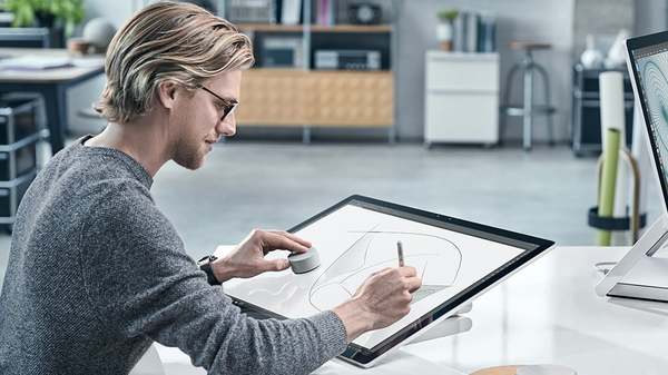 Microsoft Surface Studio - Microsoft, Windows, Презентация, Surface Studio, Surface, Новинки, Surface Dial, Видео