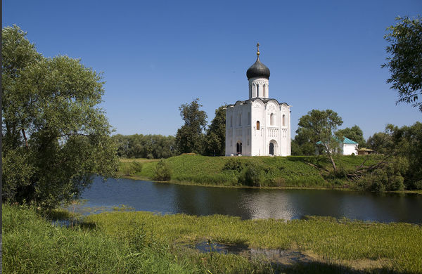 A miracle of art and nature - the Church of the Intercession on the Nerl - Temple, Miracle, Nature, Architecture, Russia, Longpost