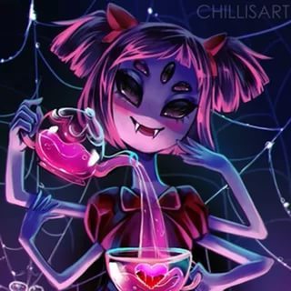 I think purple suits you better darling~ - Undertale, Muffet