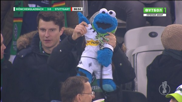 When your heart is torn between cookies and Borussia.. - Biscuit, Sesame street, German Cup, , Stuttgart, Cookie monster